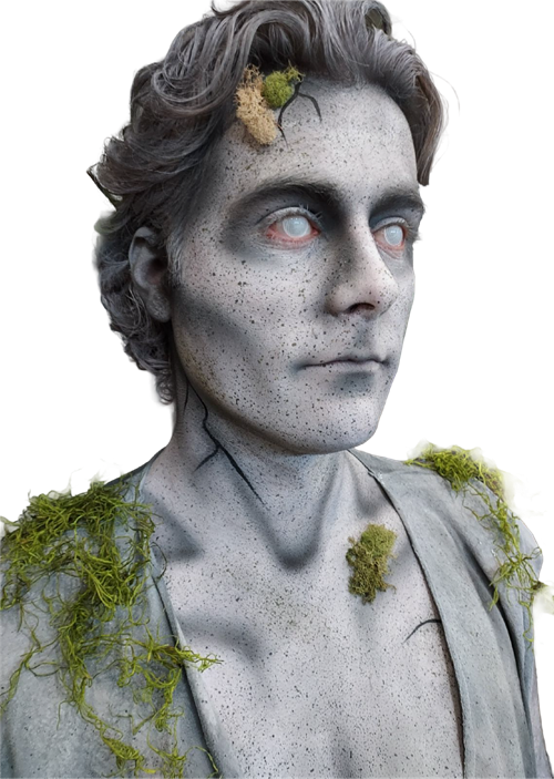 Marble Statue makeup - Austin Shively