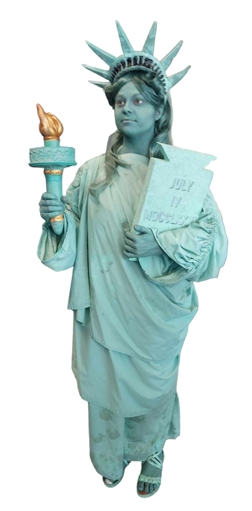 Lady Liberty makeup - Maggie Hutchison