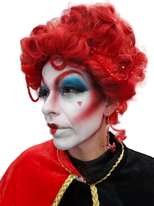 Queen of Hearts makeup - Vanessa Davis